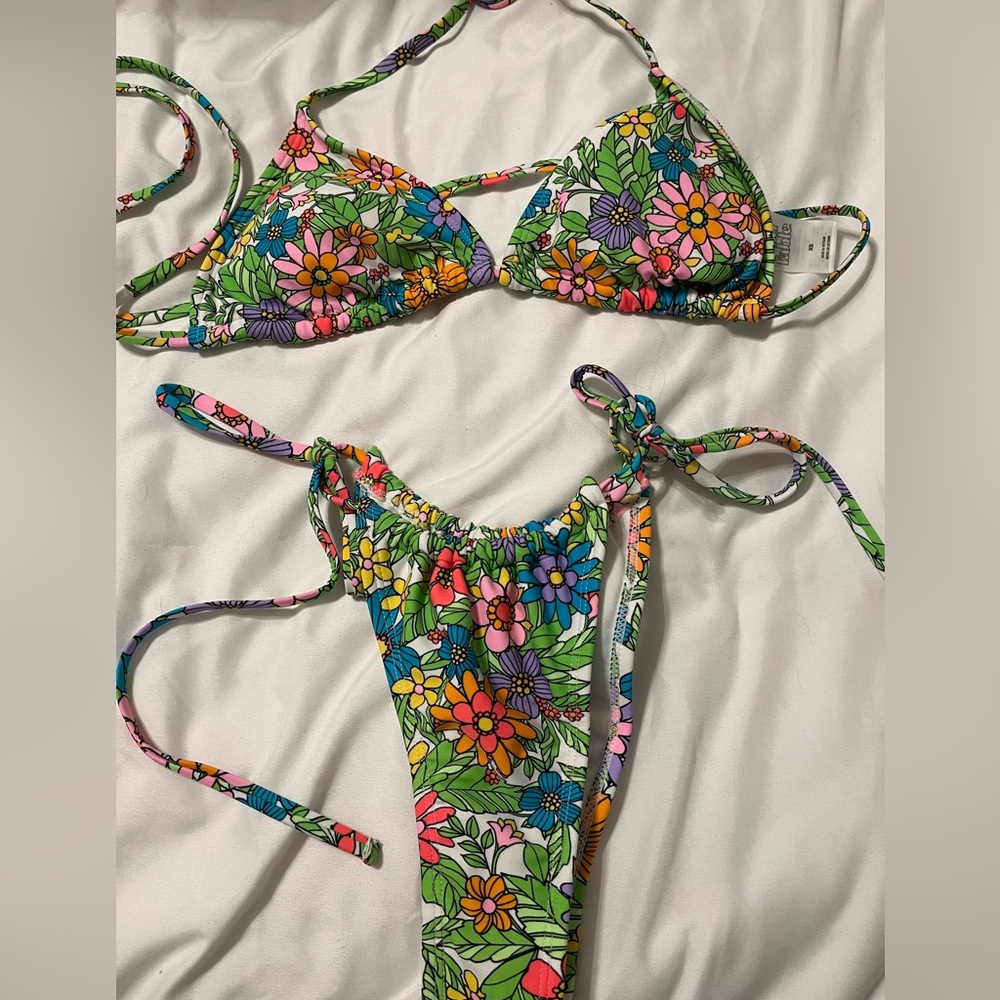 Colorful Floral Bikini Set